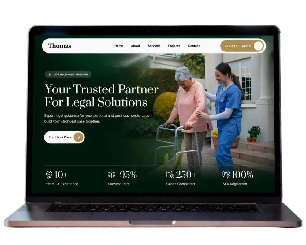 Hospice Website Desktop