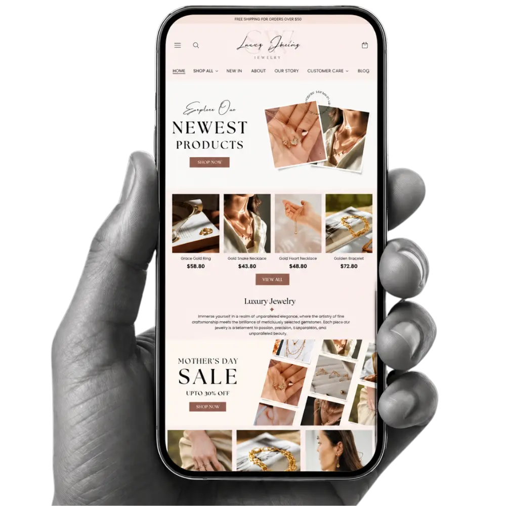 Make Up Artist Website Mockup