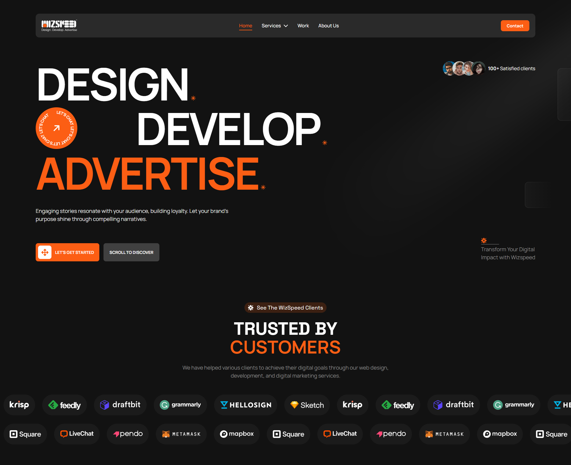 Wiz Speed website designed and developed