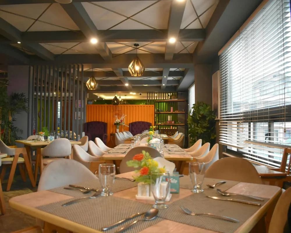 Restaurant with outdated menus